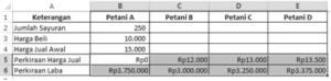 Cara Menggunakan Data Tabel di Excel